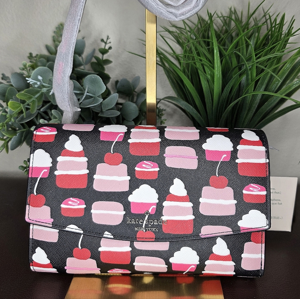 Kate Spade Laurel Way Mini Pastries Cupcakes Crossbody